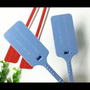 2018 blue off white zip tie